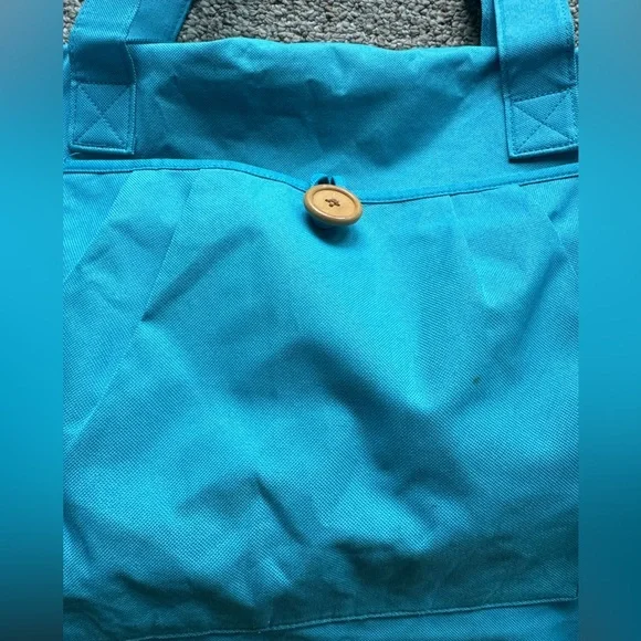 Vintage Unisex Men’s Women’s Blue Gym Sport Duffle Zip Up Bag Adjustable Strap - Picture 3 of 8